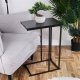 Trends4You Stolik kawowy metalowy czarny boczny 40x26x58 cm 1