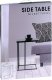 Trends4You Stolik kawowy metalowy czarny boczny 40x26x58 cm 8