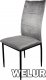 Lugano Krzesło VALVA DUO VELVET GREY 8
