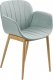 Beliani Zestaw 2 krzeseł do jadalni miętowy ALICE 3