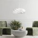 Lampa wisząca Zumaline Wisząca lampa Vento 1134 Zumaline okrągła nad stół biała 3