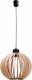 Lampa wisząca Orno PALLA 270 lampa wisząca, moc max. 1x60W, E27, czarna, okrągły klosz, drewno 1