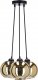 Lampa wisząca Candellux Trio lampa wisząca e27 klosz złoty 33-11961 1
