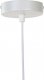 Lampa wisząca Beliani Lampa wisząca metalowa biała PHILS 7
