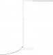 Lampa podłogowa Beliani Lampa podłogowa LED metalowa biała MENSA 4