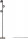 Lampa podłogowa Beliani Lampa podłogowa metalowa srebrna RAMIS 5