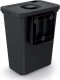 Kosz na śmieci Prosperplast Kosz na śmieci 10 l SYSTEMA BASICA Czarny  ECO 2