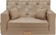 Blomster Rozkładana sofa piankowa dziecięca beżowa+misie 1