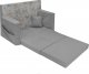 Blomster Rozkładana sofa piankowa dziecięca szara+sarenki 3