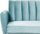 Beliani Sofa rozkładana welurowa jasnoniebieska VIMMERBY 7