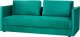 Beliani Sofa rozkładana welurowa zielona EKSJO 11