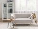 Beliani Sofa dwuosobowa tapicerowana beżowa ze złotym LOEN Lumarko! 10