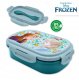 Kids Euroswan Śniadaniówka + sztućce, 21x14x6cm Kraina Lodu Frozen FR50014 1