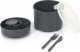 Intesi Lunch box Round 1,4l antracytowy 2