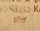 Deska do krojenia 5five do serwowania bambusowa 3