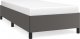 vidaXL vidaXL Rama łóżka, szara, 90x200 cm, obite sztuczną skórą 2