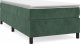 vidaXL vidaXL Łóżko kontynentalne, ciemnozielona, 90x200 cm, obite aksamitem 2