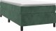 vidaXL vidaXL Łóżko kontynentalne, ciemnozielona, 90x200 cm, obite aksamitem 3