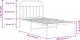vidaXL vidaXL Metalowa rama łóżka z wezgłowiem, czarna, 100x200 cm 10