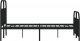 vidaXL vidaXL Metalowa rama łóżka z wezgłowiem i zanóżkiem, czarna, 120x190cm 7
