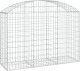 vidaXL vidaXL Łukowaty kosz gabionowy 150x50x100/120 cm, galwanizowane żelazo 1