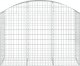 vidaXL vidaXL Łukowaty kosz gabionowy 150x50x100/120 cm, galwanizowane żelazo 2