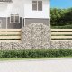 vidaXL vidaXL Łukowaty kosz gabionowy 150x50x140/160 cm, galwanizowane żelazo 1