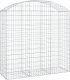 vidaXL vidaXL Łukowaty kosz gabionowy 150x50x140/160 cm, galwanizowane żelazo 2