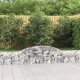 vidaXL vidaXL Łukowaty kosz gabionowy, 300x30x40/60 cm, galwanizowane żelazo 1