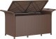 vidaXL vidaXL Ławka ogrodowa z poduszką, brązowa, 116x46x57 cm, polirattan 4