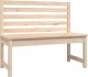 vidaXL vidaXL Ławka ogrodowa, 109 cm, lite drewno sosnowe 2