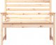 vidaXL vidaXL Ławka ogrodowa, 109x48x91,5 cm, lite drewno sosnowe 4