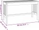 vidaXL vidaXL Ławka ogrodowa, 80 cm, lite drewno eukaliptusowe 6