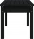 vidaXL vidaXL Ławka ogrodowa, czarna, 80x44x45 cm, lite drewno sosnowe 4