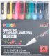 Uni Marker UNI POSCA PC-3M zestaw 8K PLASTIKOWE 2