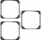 Noctua Noctua NA-SAVG2 chromax.black Uszczelki antywibracyjne 140mm 3szt 3