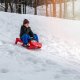 Kadax Sanki Plastikowe Z Kierownicą Dla Dzieci Ślizg 1