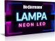 Lampka biurkowa Heckermann Neon LED stojący z podstawką LOVE 6