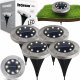 Heckermann Gruntowa lampa solarna 8LED Heckermann L1533 - Cool BOX 4szt 1