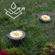 Heckermann Gruntowa lampa solarna 8LED Heckermann L1533 - Cool BOX 4szt 6