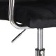 Krzesło biurowe Intesi Fotel biurowy Cosmo Arm czarny velvet 5