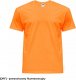 JHK Premium T-shirt JHK TSRA 190 - męski z krótkim rękawem, wzmocniony lycrą ściągacz, 98% bawełna, 2% poliester, 190g - piaskowy XS 9