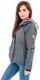 Hi-Tec Kurtka damska Lady Mons Moon Grey/Bright Pink r. S 1