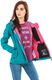 Hi-Tec Kurtka damska LADY MARISA SOFTSHELL Tecproof 8 000 HARBOR BLUE/HONEYSUCKLE r. L 15
