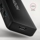 HUB USB Axagon HUE-C1A 4-portowy hub USB 5Gbps Travel, USB-C power IN, kabel Type-A 19cm, USB-C dodatkowe zasilanie 4