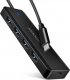 HUB USB Axagon HUE-C1C 4-portowy hub USB 5Gbps Travel, USB-C power IN, kabel Type-C 19cm, USB-C dodatkowe zasilanie 1
