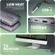 HUB USB Axagon HUB HMC-6GM2 USB 6 in1 10Gbps hub, USB-A, USB-C, HDMI, M.2, SD/ mSD, PD 100W, USB-C 4