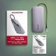 HUB USB Axagon HUB HMC-6GM2 USB 6 in1 10Gbps hub, USB-A, USB-C, HDMI, M.2, SD/ mSD, PD 100W, USB-C 8