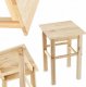 Kadax KADAX Taboret Stołek Drewniany Krzesło 44cm 2szt 4