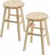 Kadax KADAX Taboret Stołek Drewniany Krzesło 46cm 2szt 1